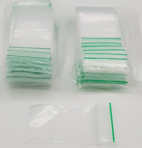 Zip lock zakjes klein 200 stuks 4 cmx6 cm bol