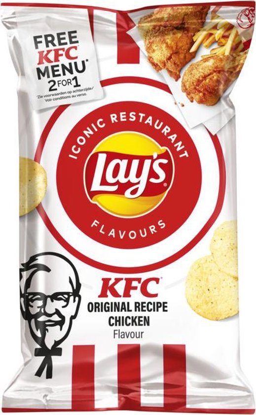 Lays KFC chips Original 9x 150 gram bol
