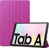Samsung Galaxy Tab A7 (2020) Hoes - Mobigear - Tri-Fold Serie - Kunstlederen Bookcase - Paars - Hoes Geschikt Voor Samsung Galaxy Tab A7 (2020)