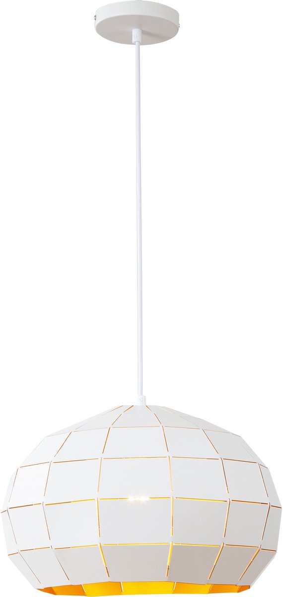 Hanglamp Modern Wit Rond Metaal - Valott Miina