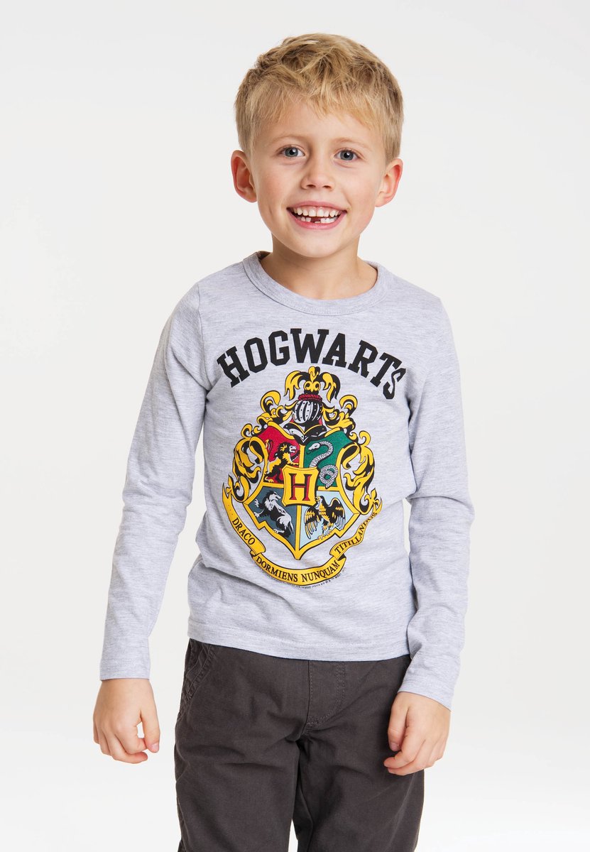 Logoshirt Langarmshirt Hogwarts