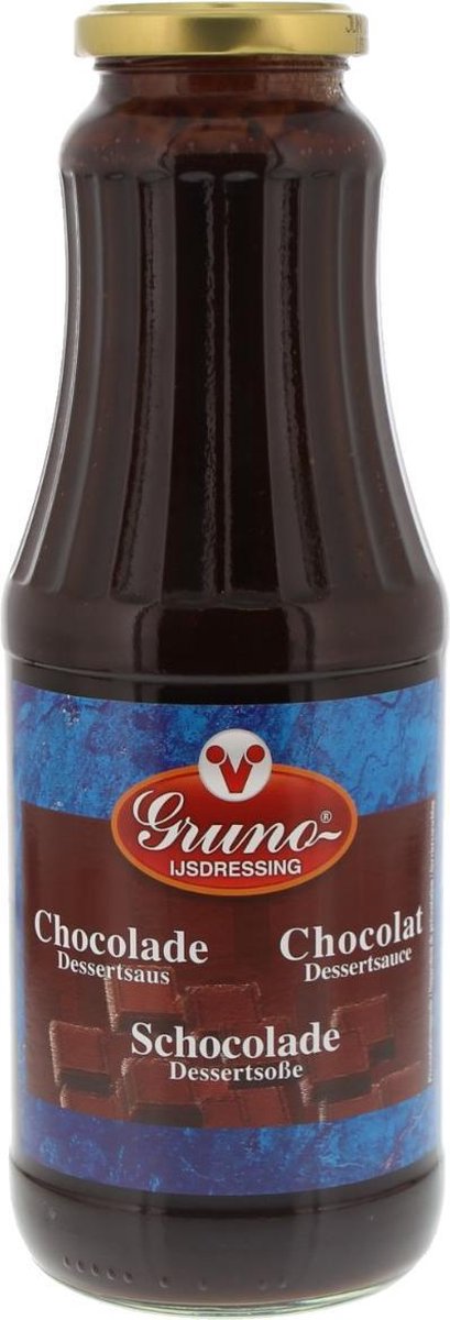 Gruno Dessert Siroop Chocolade Smaak - 1 liter