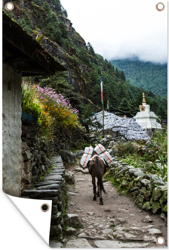 Everest basiskamp Nepal fotoprint - Tuinposter