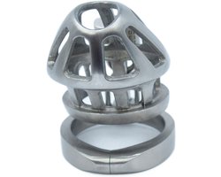 BON4MHinged RVS Small & Medium kuisheidskooi Male Chastity Cage Stainless Steel Chastity Device