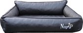 Napzzz Divan Nicole zwart met hoge rug  S:80x60 cm