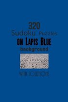320 Sudoku Puzzles on Lapis Blue background with solutions