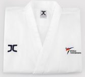 Poomsae taekwondo-pak mannen JC-Club | WT | Wit (Maat: 110)