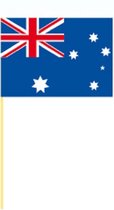150x stuks grote coctailprikkers vlag Australie 9.5 cm - Landen vlaggen feestartikelen/versieringen