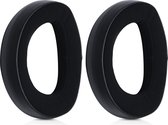 kwmobile 2x oorkussens compatibel met Sennheiser HD820 - Earpads voor koptelefoon in zwart