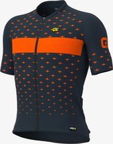 Ale Fietsshirt Korte Mouwen Graphics PRR Stars - GrijsOranje - XXXL - Valt klein