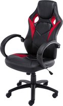 Game Stoel Gaming Chair Gamestoel - Zwart met Rood