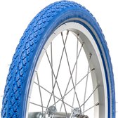 Pneu AMIGO Ortem Boost - Pneu vélo 18 pouces - ETRTO 47-355 - Avec reflet - Bleu foncé