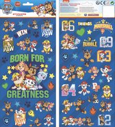 Nick Jr Paw Patrol - Stickers - 2 Stickervellen - Extra grote stickers