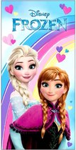 Disney Frozen strandlaken - Anna& Elsa - regenboog - 140x70 cm