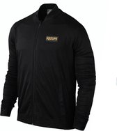 SQOUPE 'IQON' Trainingsjack heren- zwart maat L