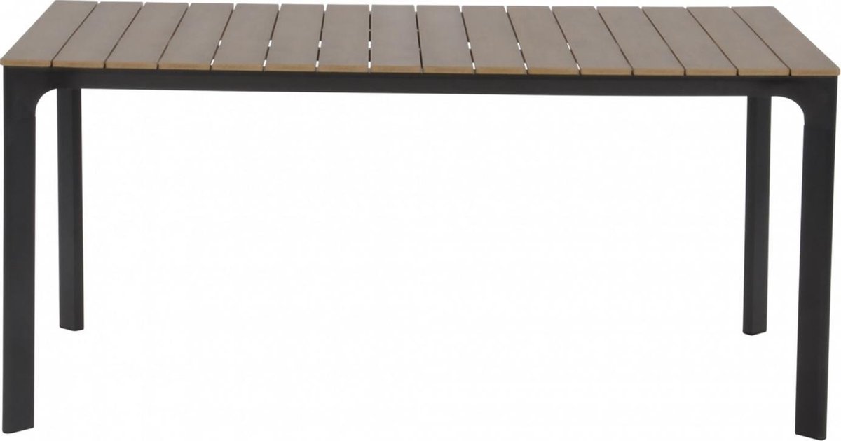 Tuintafel Arezzo 160 x90 cm - Hoogte 74 cm - Antraciet
