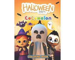 Cocomelon Halloween Coloring Book: SHAPES COLORING PAGES, 123