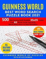 Guinness World Best Word Search Puzzle Book 2021 #4 Maxi Format Hard Level