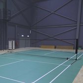 Multifunctioneel Volleybalnet Met Palen - Badmintonnet - Portable Tennisnet - Sportnet Opzetnet Voor Tennis/Volleybal/Badminton/Handbal - Sport Net Verstelbaar In Hoogte - Inclusie