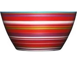 Kanon Vervagen fluweel Iittala Origo - bowl 0.5L - rood | bol.com