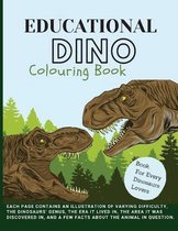 Educational Dino Colouring Book