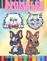 ANIMALES FAVORITOS - Libro De Colorear Para Ninos