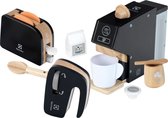 Klein Toys Electrolux keukenset - koffiemachine, handmixer, broodrooster - hout - incl. bijpassende accessoires - multicolor