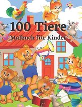 100 Tiere Malbuch fur Kinder