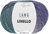 Lang Yarns Linello 100 gram nr 53 Blauw Geel Oranje