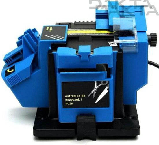 Ponceuse à Bande électrique WISYURT - Vitesse Réglable 7 Niveaux, Angle 15°, Pour Bois, Métal, Affûtage