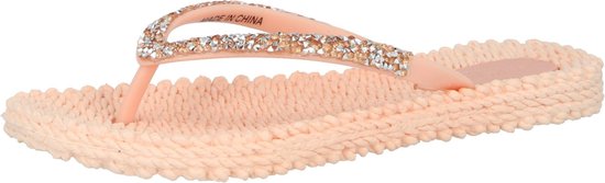 Ilse Jacobsen Slippers met grove glitter CHEERFUL03G - 921 Soft Coral | Soft Coral