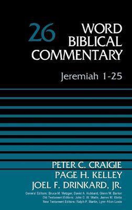 Boek cover Jeremiah 1-25, Volume 26 van Peter C. Craigie