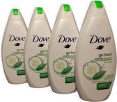 Dove Go Fresh - Fresh Touch - Shower Gel - Komkommer en Groene Thee - voordeelverpakking 4 x 500 ml