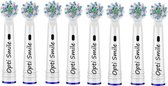 Oral-B Opzetborstels universele opzetstukjes Cross Action 8 Stuks Passend op Oral-B - universele tandenborstels - Opti Smile
