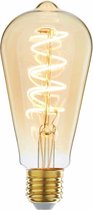 Lamp LED ST64 4W 180LM 2200K Dimbaar Amber
