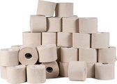 Grazie Natural Eco Toilet Paper - 112 Rolls - 3-Layer Recycled Karton - Soft - Sustainable - Strong Absorption