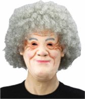 Witbaard - Masker - Oude vrouw - Foam