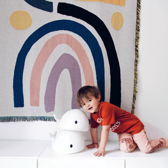 Flow Amsterdam - Moby Medium - Kinderlamp - Wit - Oplaadbaar - Multicolor van FLO — afbeelding 4