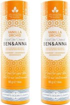 Ben & Anna Natural Stick Deodorant - Vanilla Orchid - 60 gram - 2 pak
