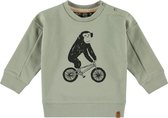 Babyface Sweatshirt Jongens Trui - Faded Green - Maat 122