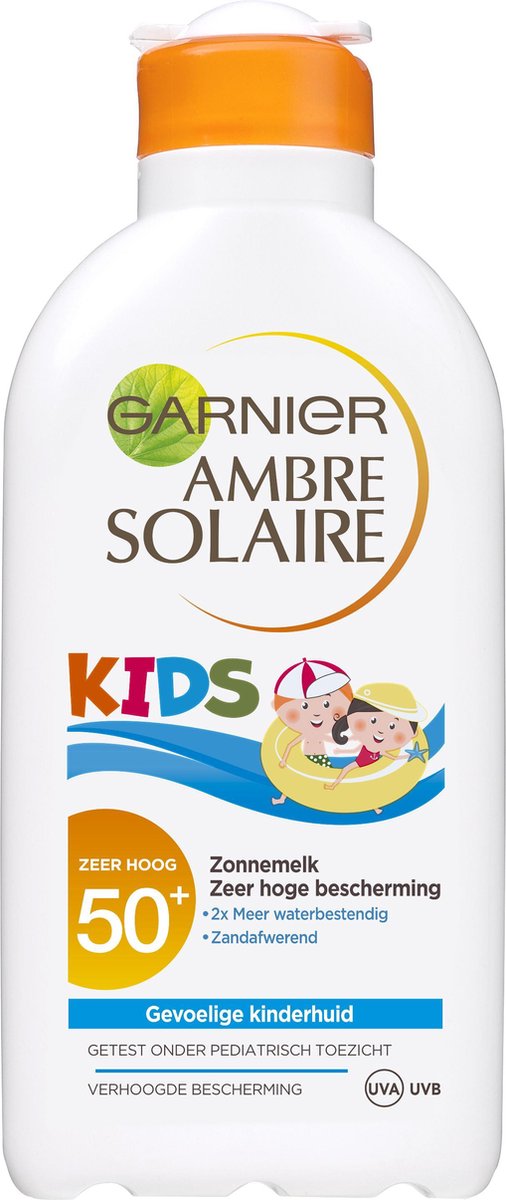 Garnier Ambre Solaire Resisto Kids Zonnebrandcrème SPF 50+ - 200 ml - Hypoallergeen