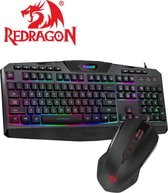 Redragon Gaming Set | Harpe Pro Membraan gaming toetsenbord met muis m716 Inquisitor 8000 DPI!