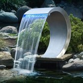 Medina Mamba waterval met LED-verlichting roestvrij staal