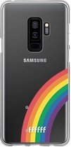 6F hoesje - geschikt voor Samsung Galaxy S9 Plus -  Transparant TPU Case - #LGBT - Rainbow #ffffff