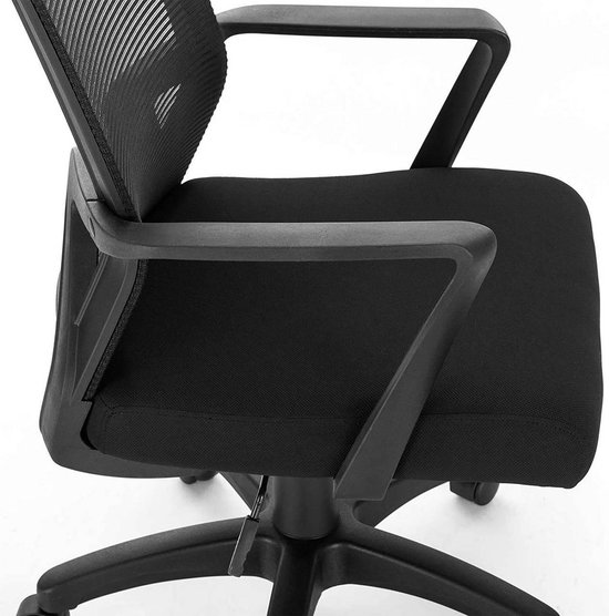 VillaMeubels™ Ergonomische Bureaustoel - Mesh - Zwart - Bureaustoelen voor volwassenen - Gaming Bureaustoel - VillaMeubels™