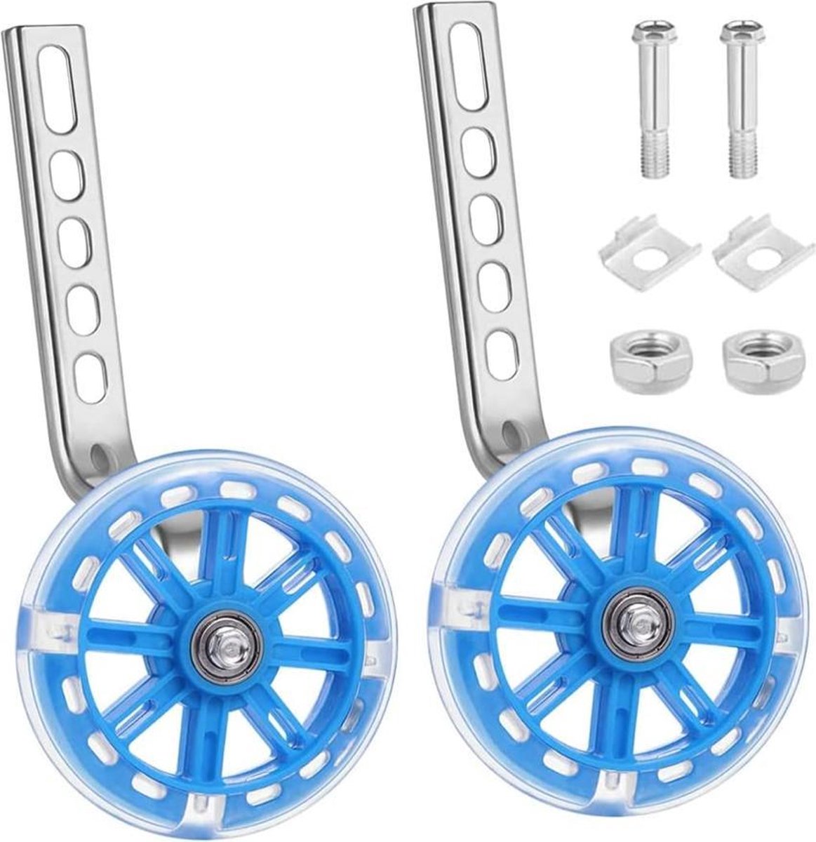 Zijwieltjes Universeel 12 14 16 18 20 Inch Kinderfietsje Steunwieltjes Monteren