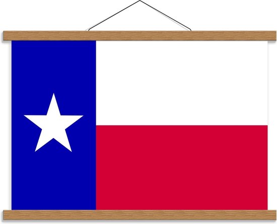 Schoolplaat – Beeldmerk van Texas - 60x40cm Foto op Textielposter (Wanddecoratie op Schoolplaat)