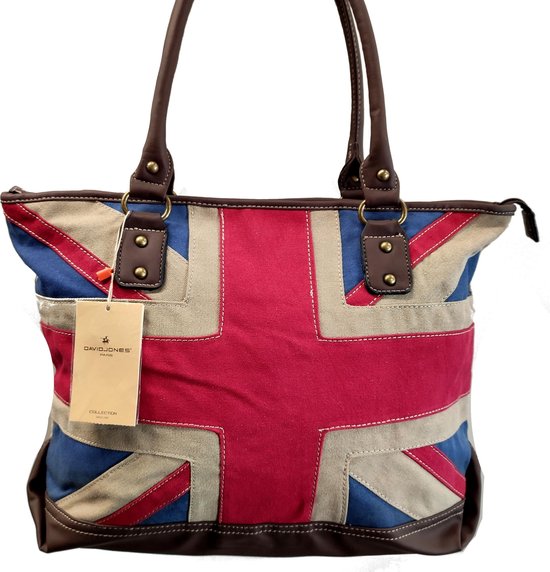 David Jones UNION JACK Angleterre drapeau anglais sac à bandoulière Shopper  toile... | bol