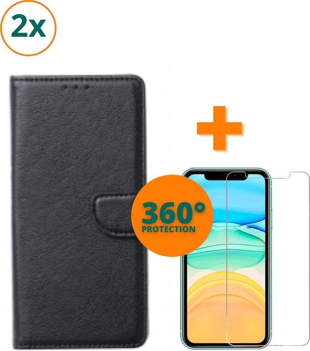 Fooniq Telefoonhoesje - Book Case - Geschikt Voor Apple IPhone 12 Pro - Zwart