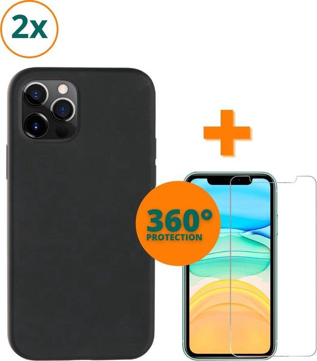 Fooniq Telefoonhoesje - Back Cover - Geschikt Voor Apple IPhone 12 Pro Max - Zwart